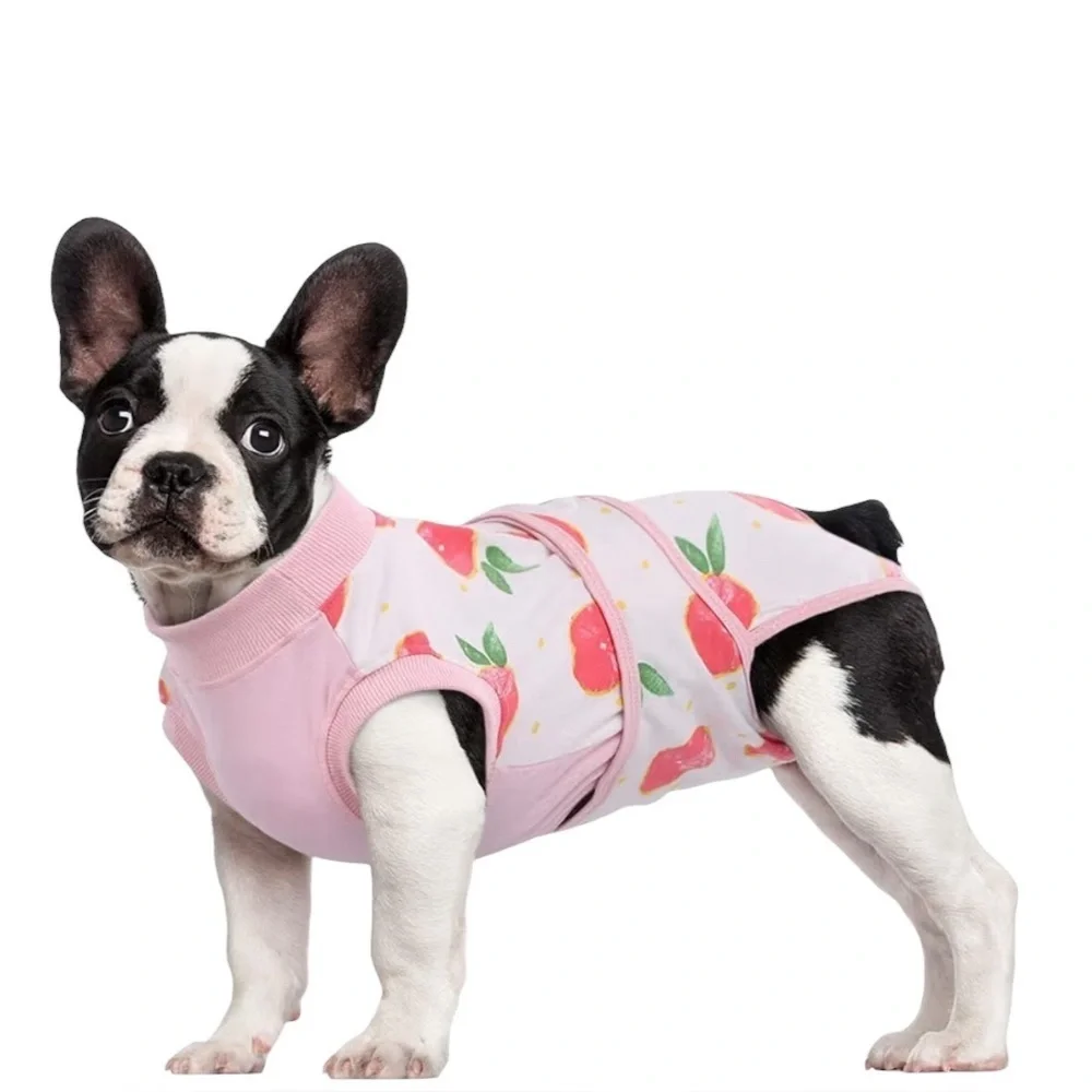 Cat/Dog recovery suits - 3 - Donuts, sports and strawberries - Size Medium. NEW